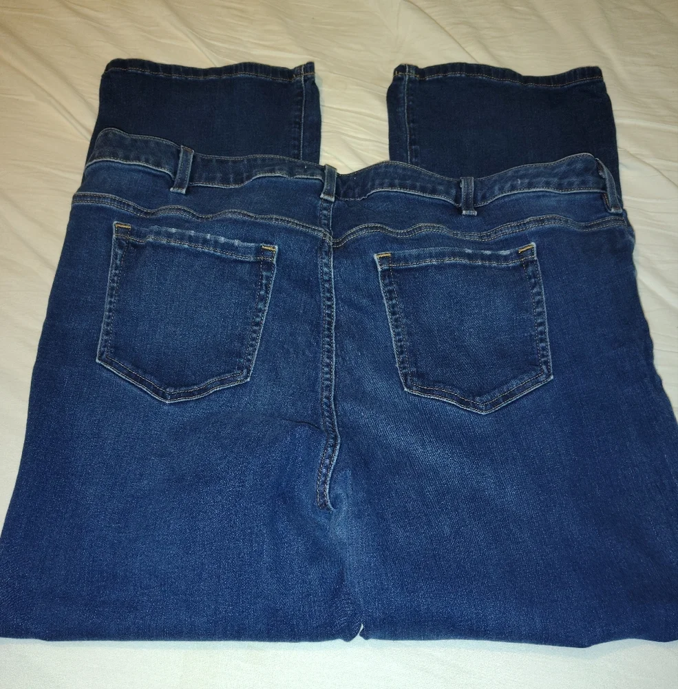 Womens Lane Bryant Jeans,Low Boot Cut BlueJeans,Deluxe Fit w/Flex Magic Waistban - Picture 2 of 8